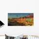 Flock Pterosaurs Fly past Wall Decal