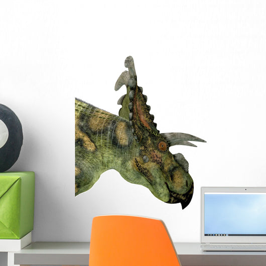 Albertaceratops Dinosaur Head Wall Decal