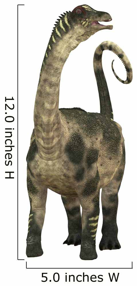Antarctosaurus Dinosaur Wall Decal Design 2