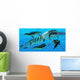 Dolichorhynchops Plesiosaurs Try to Wall Decal