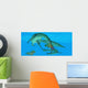 Mesosaurus Attacks Mangrove Red Wall Decal