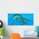 Mesosaurus Attacks Mangrove Red Wall Decal