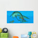 Mesosaurus Attacks Mangrove Red Wall Decal