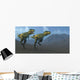 Two Bistahieversor Dinosaurs Hunting Wall Decal