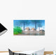 Pair Stegosaurus Walking near Wall Decal