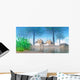 Pair Stegosaurus Walking near Wall Decal