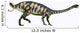 Massospondylus Dinosaur Wall Decal Design 2