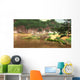 Dinosaurs Grazing along Cretaceous Wall Decal