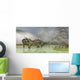Pair Gigantspinosaurus Dinosaurs Roaming Wall Decal