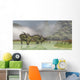 Pair Gigantspinosaurus Dinosaurs Roaming Wall Decal