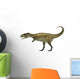 Abelisaurus Dinosaur White Wall Decal Design 2