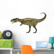 Abelisaurus Dinosaur White Wall Decal Design 2