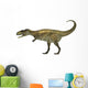 Abelisaurus Dinosaur White Wall Decal Design 2