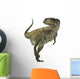 Abelisaurus Dinosaur White Wall Decal Design 1