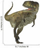 Abelisaurus Dinosaur White Wall Decal Design 1
