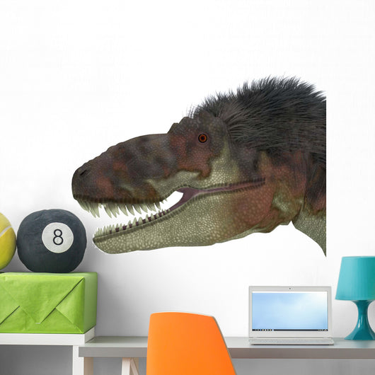 Daspletosaurus Dinosaur Head Wall Decal