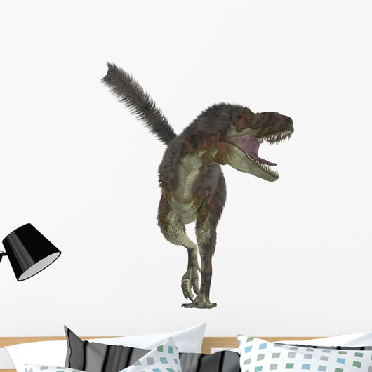 Daspletosaurus Dinosaur White Wall Decal Design 2