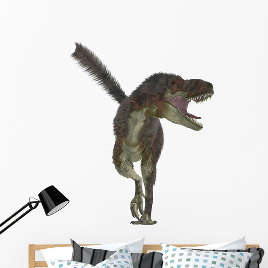 Daspletosaurus Dinosaur White Wall Decal Design 2