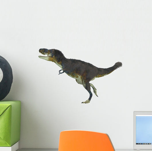 Daspletosaurus Dinosaur White Wall Decal Design 1