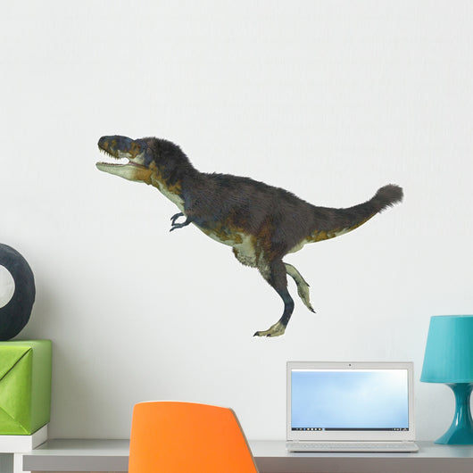Daspletosaurus Dinosaur White Wall Decal Design 1