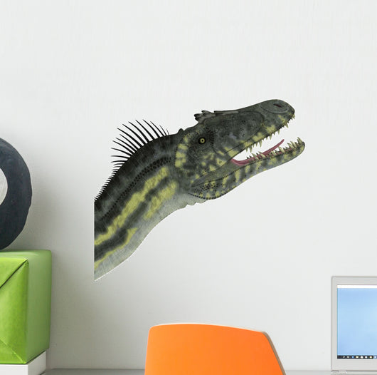 Deltadromeus Dinosaur Head Wall Decal