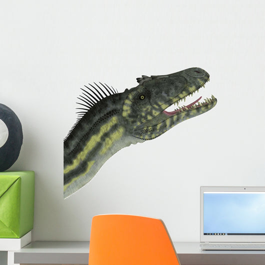 Deltadromeus Dinosaur Head Wall Decal Design 2