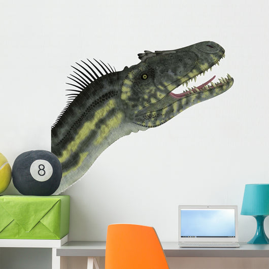 Deltadromeus Dinosaur Head Wall Decal
