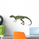 Deltadromeus Dinosaur White Wall Decal Design 1