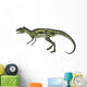 Deltadromeus Dinosaur White Wall Decal Design 1