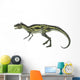 Deltadromeus Dinosaur White Wall Decal Design 1