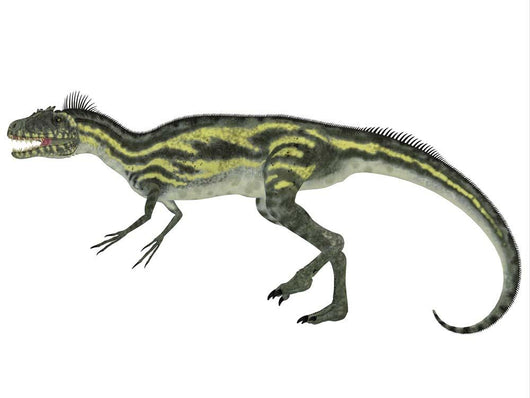 Deltadromeus Dinosaur White Wall Decal Design 1