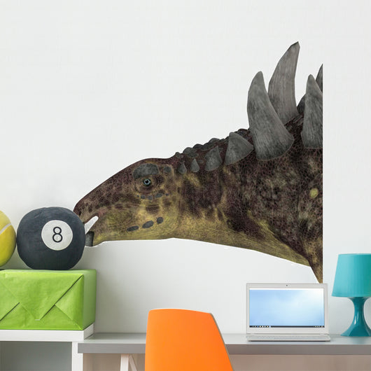 Hungarosaurus Dinosaur Head Wall Decal