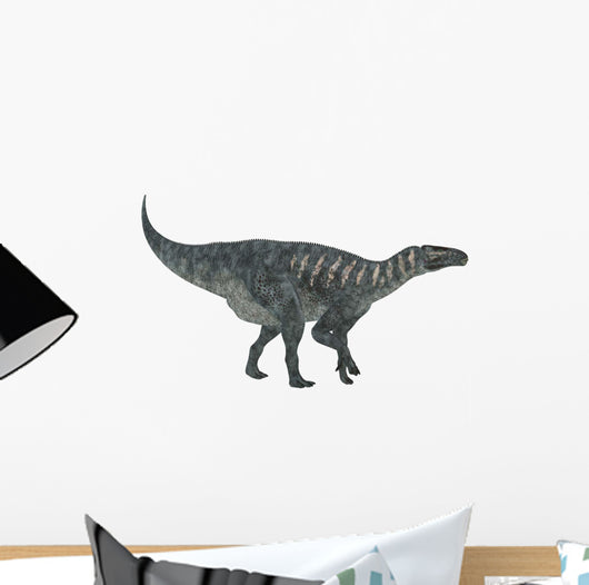 Iguanodon Dinosaur White Wall Decal Design 2