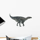 Iguanodon Dinosaur White Wall Decal Design 2