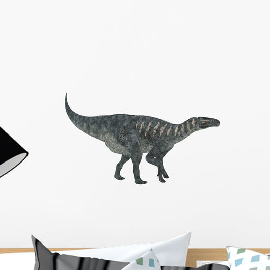 Iguanodon Dinosaur White Wall Decal Design 2