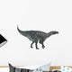 Iguanodon Dinosaur White Wall Decal Design 2
