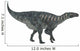 Iguanodon Dinosaur White Wall Decal Design 2