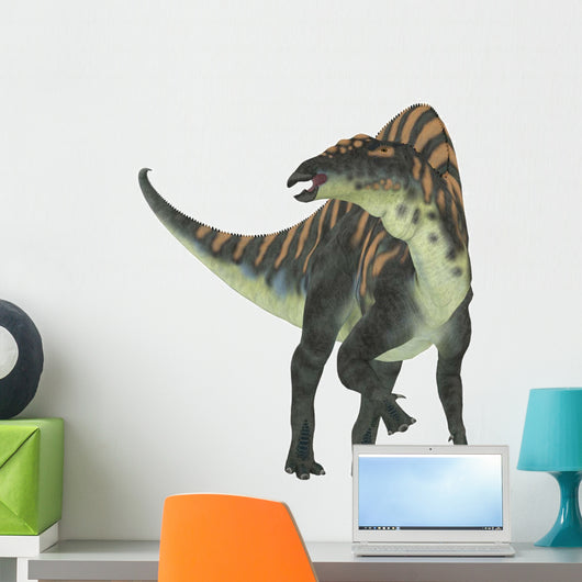 Ouranosaurus Dinosaur White Wall Decal Design 2