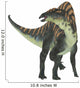 Ouranosaurus Dinosaur White Wall Decal Design 2
