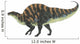 Ouranosaurus Dinosaur White Wall Decal Design 1