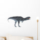 Majungasaurus Dinosaur White Wall Decal Design 1