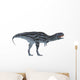 Majungasaurus Dinosaur White Wall Decal Design 1