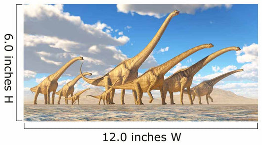 Herd Sauroposeidon Dinosaurs Wall Decal