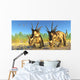Flock Pterodactylus Fly above Wall Decal