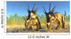 Flock Pterodactylus Fly above Wall Decal