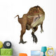 Carcharodontosaurus Dinosaur Roaring Front Wall Decal
