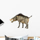 Entelodon White Wall Decal Design 3