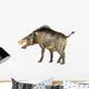 Entelodon White Wall Decal Design 3