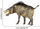 Entelodon White Wall Decal Design 3