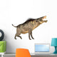 Entelodon White Wall Decal Design 2